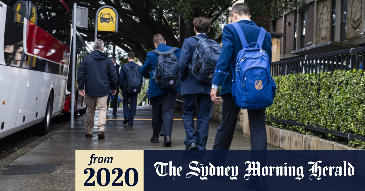 Coronavirus Australia Moriah College, Waverley College students test